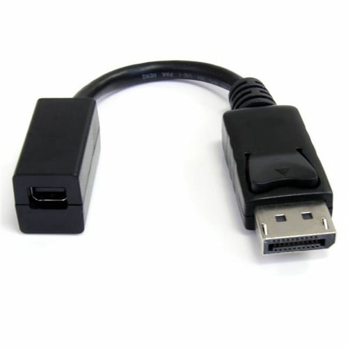 Mini DisplayPort til DisplayPort-adapter Startech DP2MDPMF6IN 4K Ultra HD Sort_0