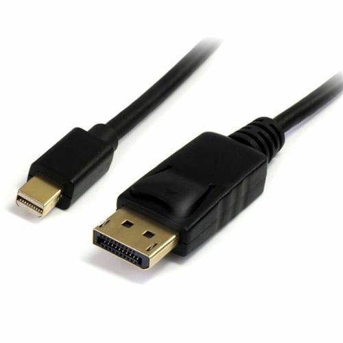 MiniDisplayPort til Displayport kabel Startech MDP2DPMM2M (2 m) 4K Ultra HD Sort_0