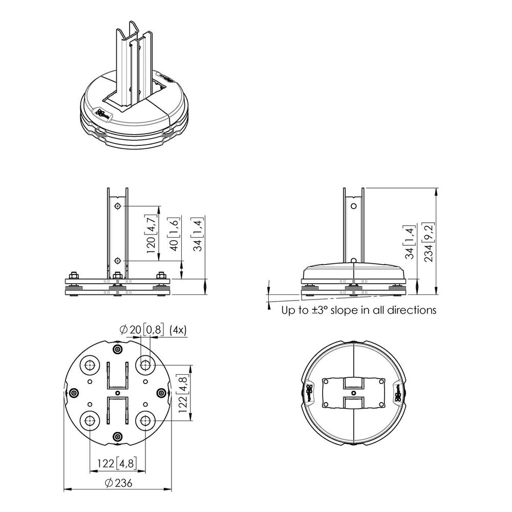 "Suspended Panel Assembly Kit Vogel's PFF 7965"_2