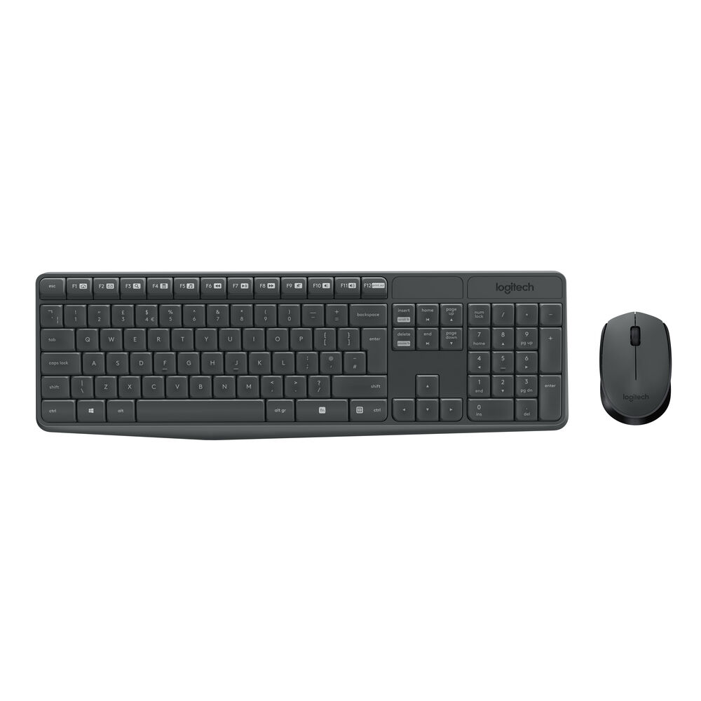 "Keyboard and Wireless Mouse Logitech MK235"_1