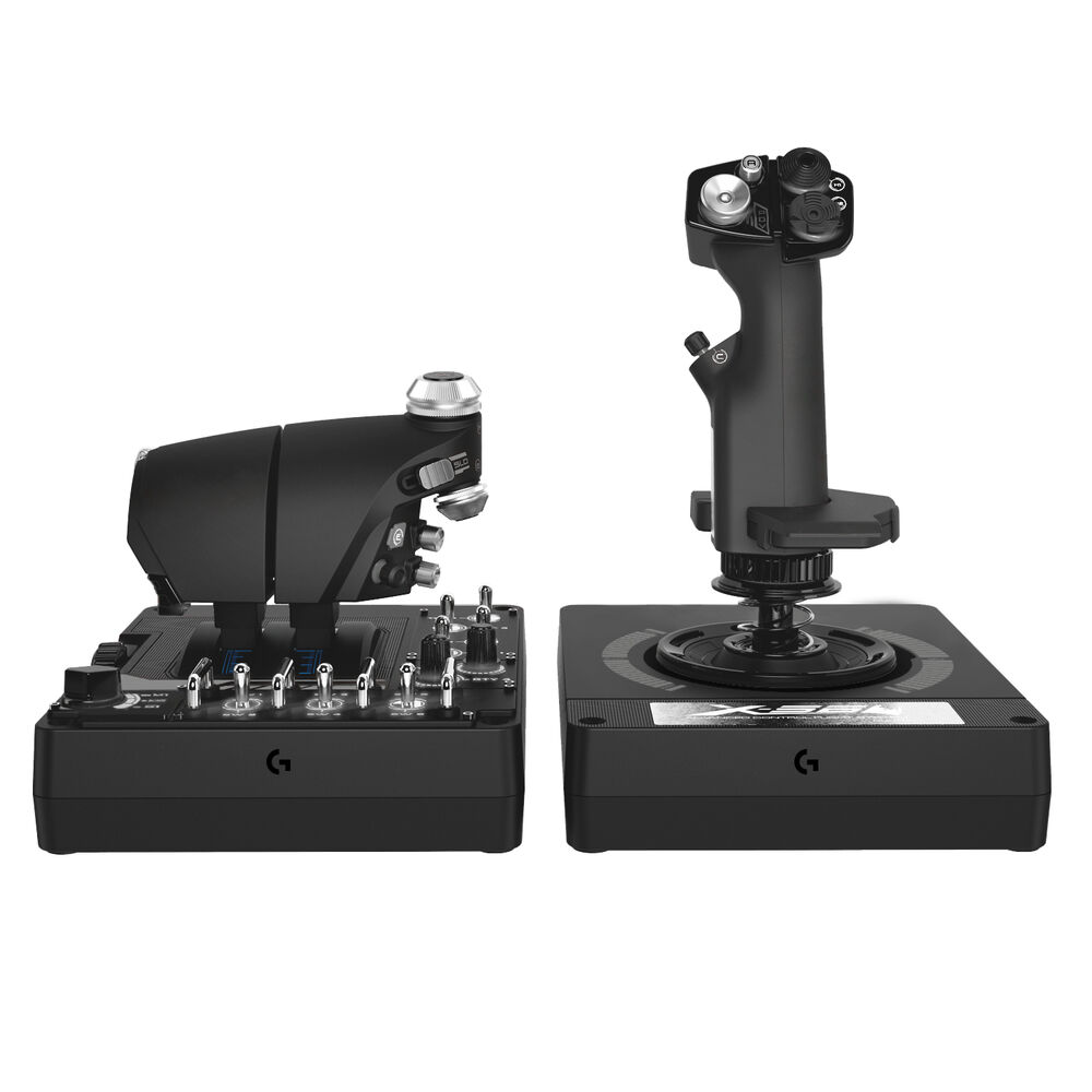 Joystick Logitech Flight X56 Rhino Flight sim Black_0