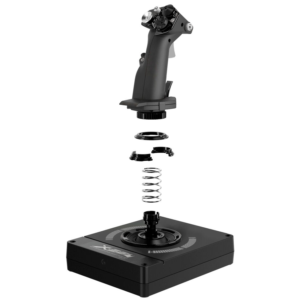 Joystick Logitech Flight X56 Rhino Flight sim Black_7