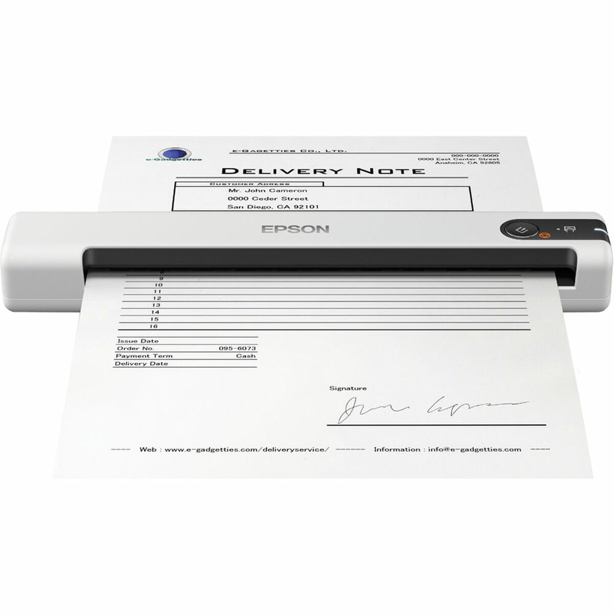 "Portable Scanner Epson WorkForce DS-70 600 dpi USB 2.0"_4