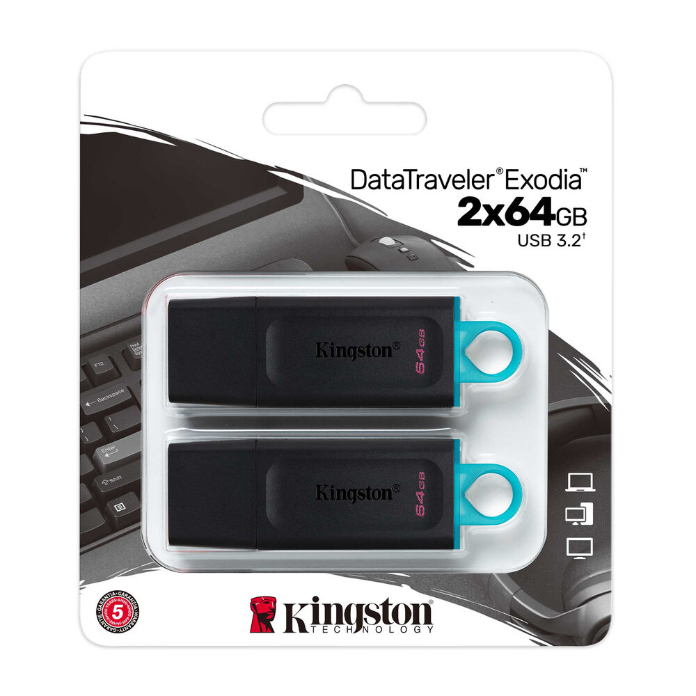 "USB stick Kingston DataTraveler Exodia Green 64 GB 2 pcs"_3