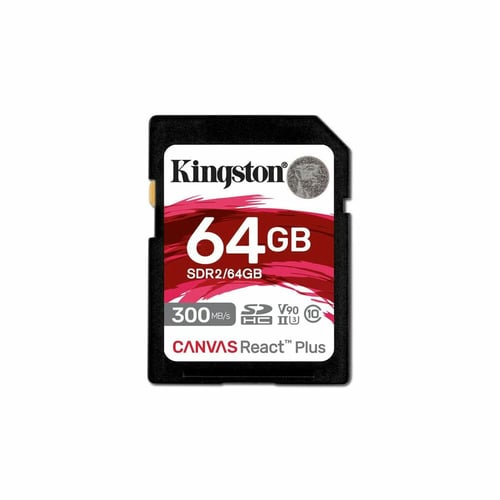 "Mikro-SD-hukommelseskort med adapter Kingston SDR2/64GB 64 GB 8K Ultra HD SDXC UHS-II"_0