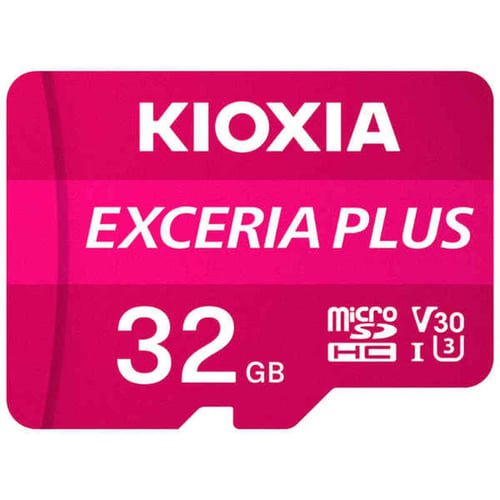Mikro-SD-hukommelseskort med adapter Kioxia Exceria Plus UHS-I U3 Klasse 10 Pink_0