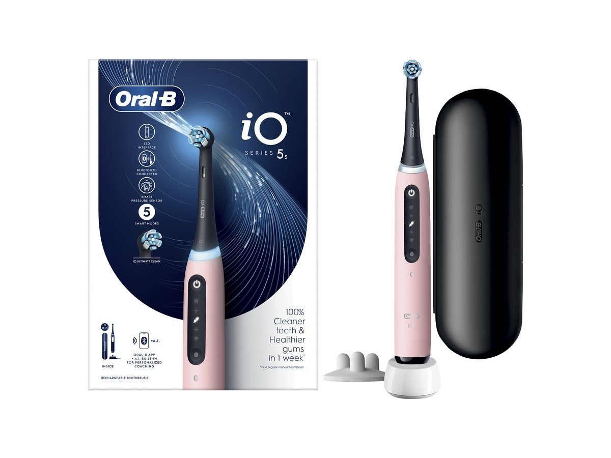 Oral B - iO5s Blush Pink Electric Toothbrush_0