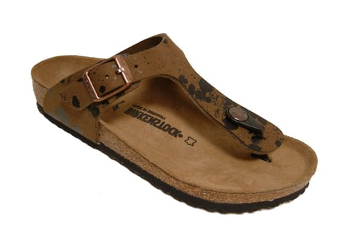 Birkenstock - GIZEH Børn Birko-Flor Smal - Brun - 31 - picture