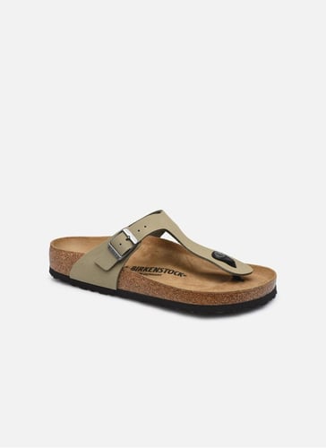 Birkenstock - GIZEH Børn Birko-Flor Smal - Green Nubuck - 32 - picture