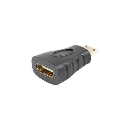Mini HDMI til HDMI-adapter Lanberg AD-0037-BK Sort_0