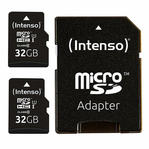 "Mikro-SD-hukommelseskort med adapter INTENSO 32 GB x 2"_0