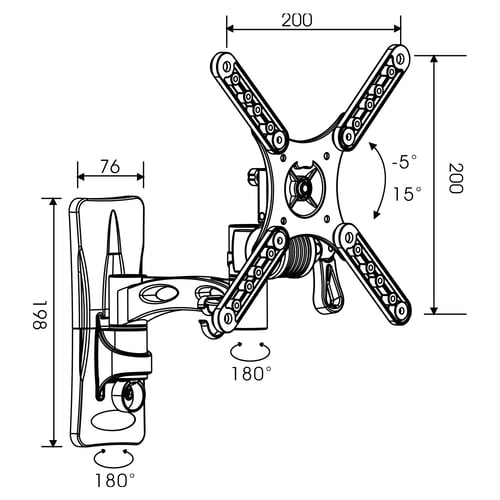 TV-holder TM Electron 25 kg 10-32_5