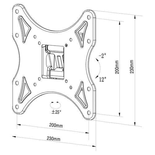 TV-holder TM Electron 26-40 25 kg_4