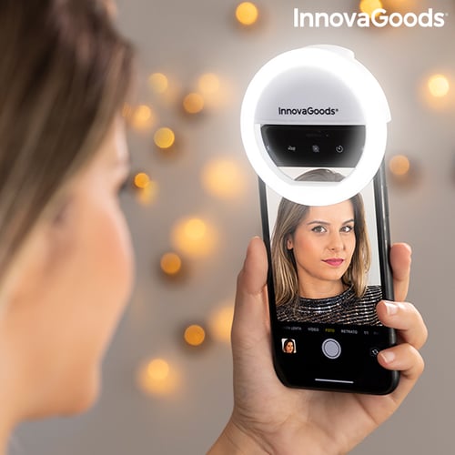 Genopladeligt Selfie Ringlys Instahoop InnovaGoods - picture