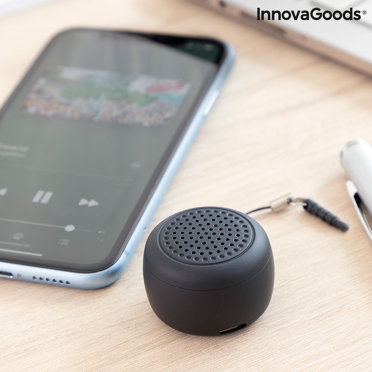 Rechargeable Portable Wireless Mini Speaker Miund InnovaGoods_0