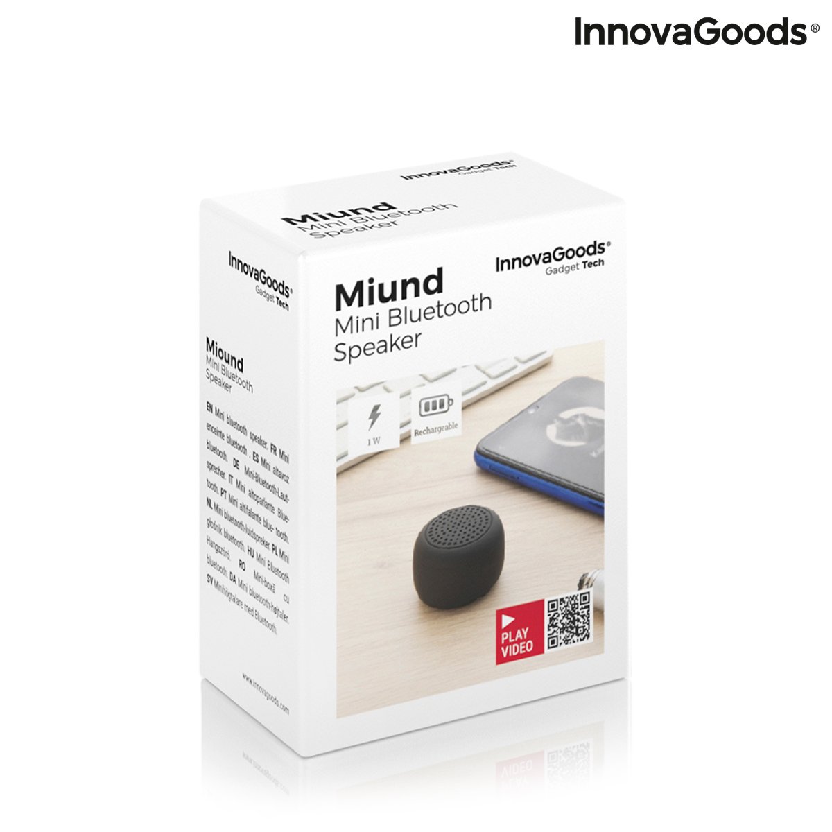 Rechargeable Portable Wireless Mini Speaker Miund InnovaGoods_6