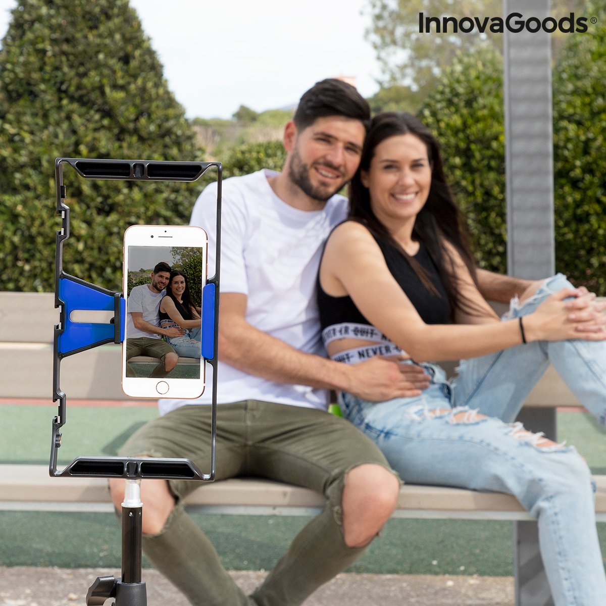 Smartphone Holder with Manual Stabiliser Stafect InnovaGoods_36
