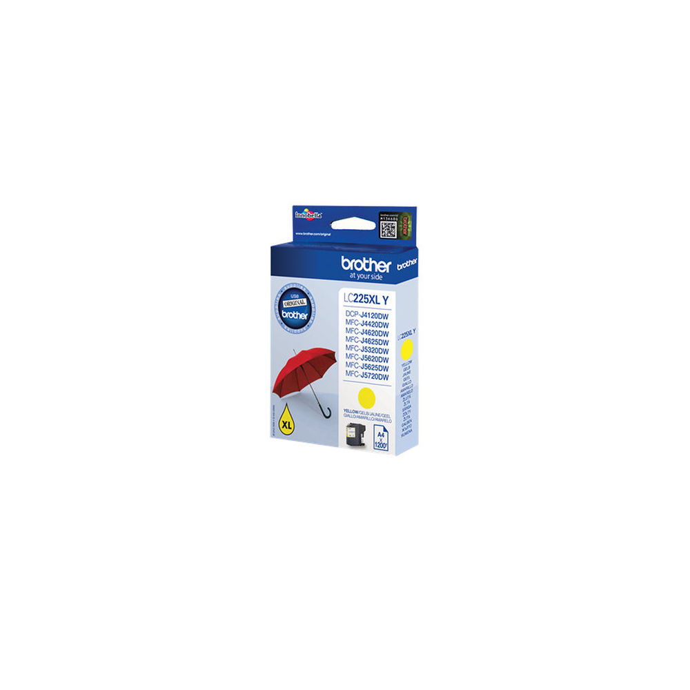 "Original Ink Cartridge Brother LC-225XLYBP Yellow (Refurbished A+)"_0