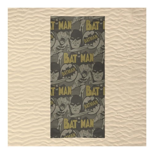 Strandhåndklæde Batman Multifarvet (90 x 180 cm)_4