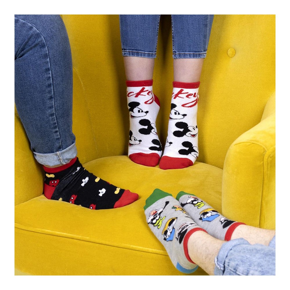"Socks Mickey Mouse Unisex 3 pairs Multicolour"_4
