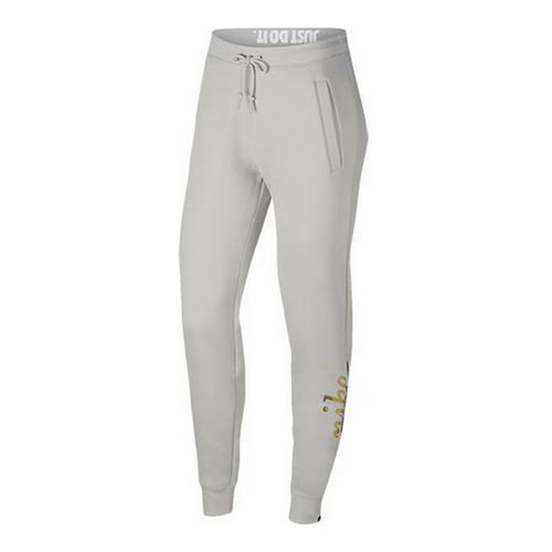 Træningsdragt til voksne underdele Nike NSW RALLY PANT REG METALLIC AJ0094 092 Grå (L)_0