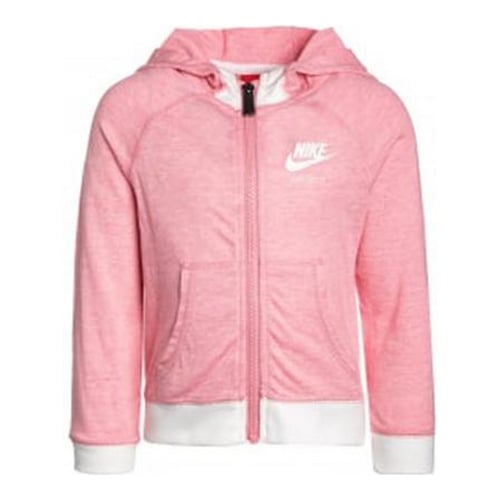 Sweatshirt med hætte til piger Nike 842-A4E 842-A4E Pink_0