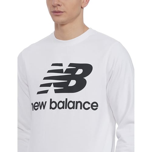 "Sweaters uden Hætte til Mænd New Balance MT03560 Hvid"_3