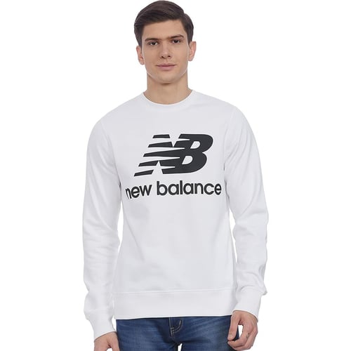 "Sweaters uden Hætte til Mænd New Balance MT03560 Hvid"_4