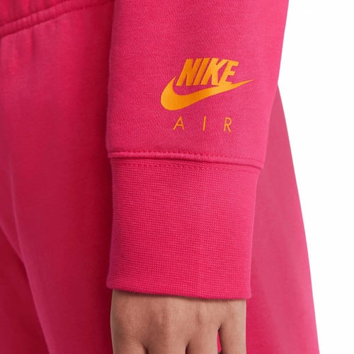 "Sweatshirt med hætte til piger  CROP HOODIE  Nike DM8372 666  Pink"_9