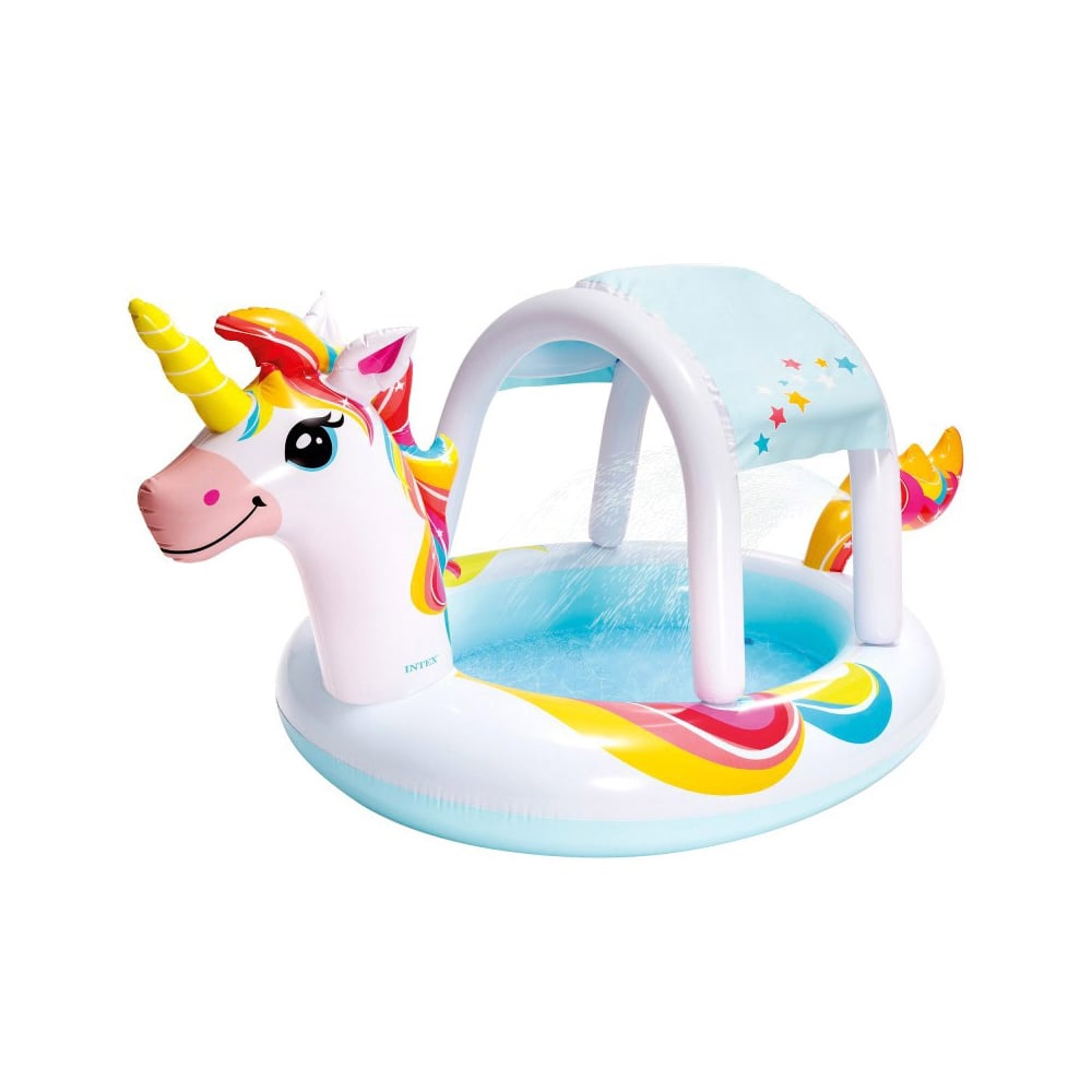 "Inflatable Paddling Pool for Children Intex Unicorn 130 L (254 x 132 x 109  cm)"_0