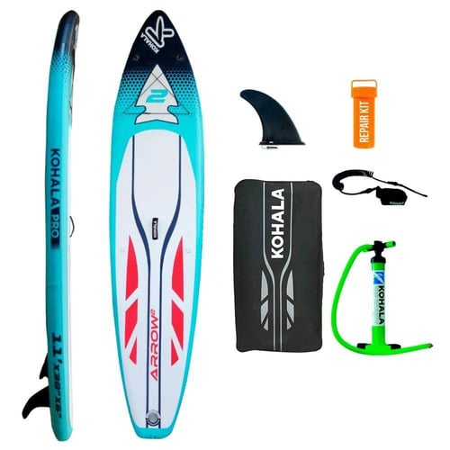 "Oppustelige Paddle Surf Board med tilbehør Kohala Arrow 2 Blå ( 335 x 75 x 15  cm)"_0