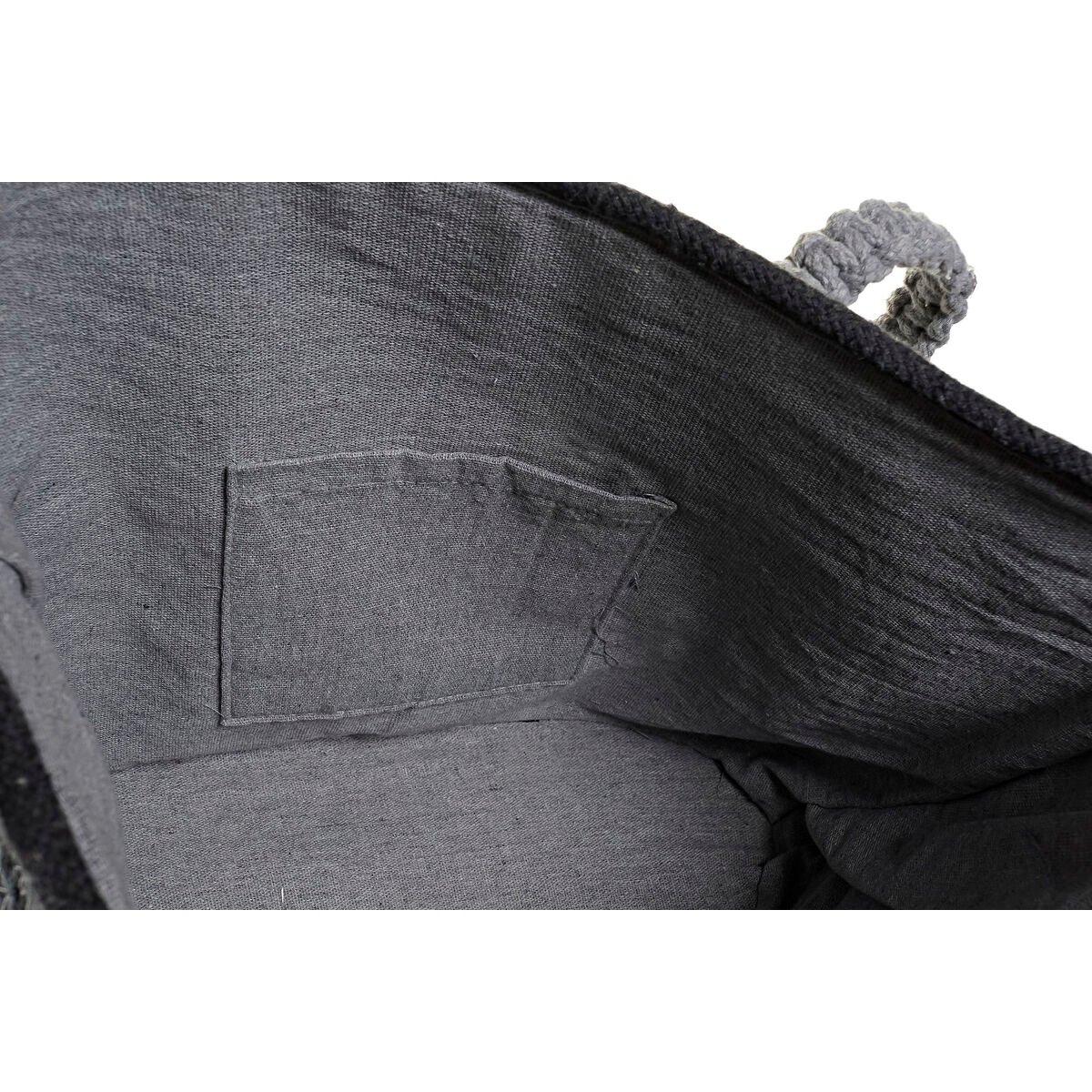 "Handbags DKD Home Decor Gray Cotton (48 x 16 x 36 cm)"_1