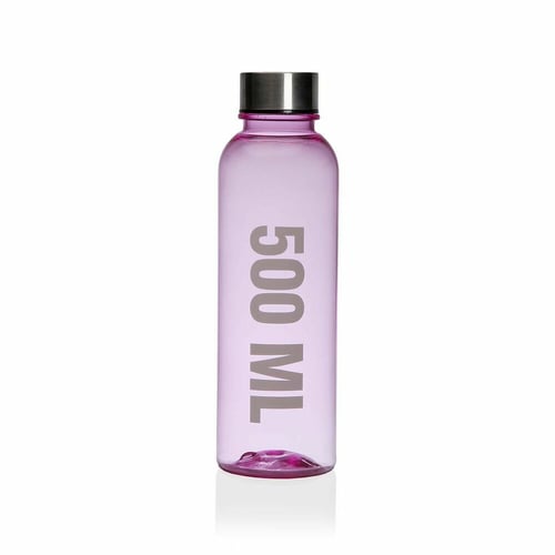 Vandflaske Pink 500 ml Stål polystyren - picture
