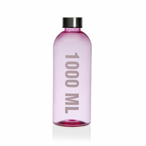 Vandflaske Pink 1 L Stål polystyren_0