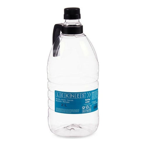 "Flaske Cirkulær Gennemsigtig Plastik PET (2000 ml)"_0
