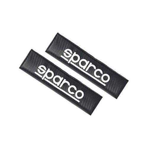 Puder til sikkerhedssele Sparco Carbono 1206CB Charcoal (2 uds) - picture