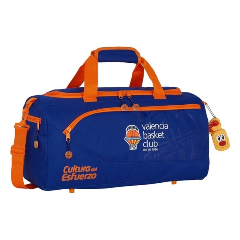 Sports bag Valencia Basket Blue Orange (50 x 25 x 25 cm)_0