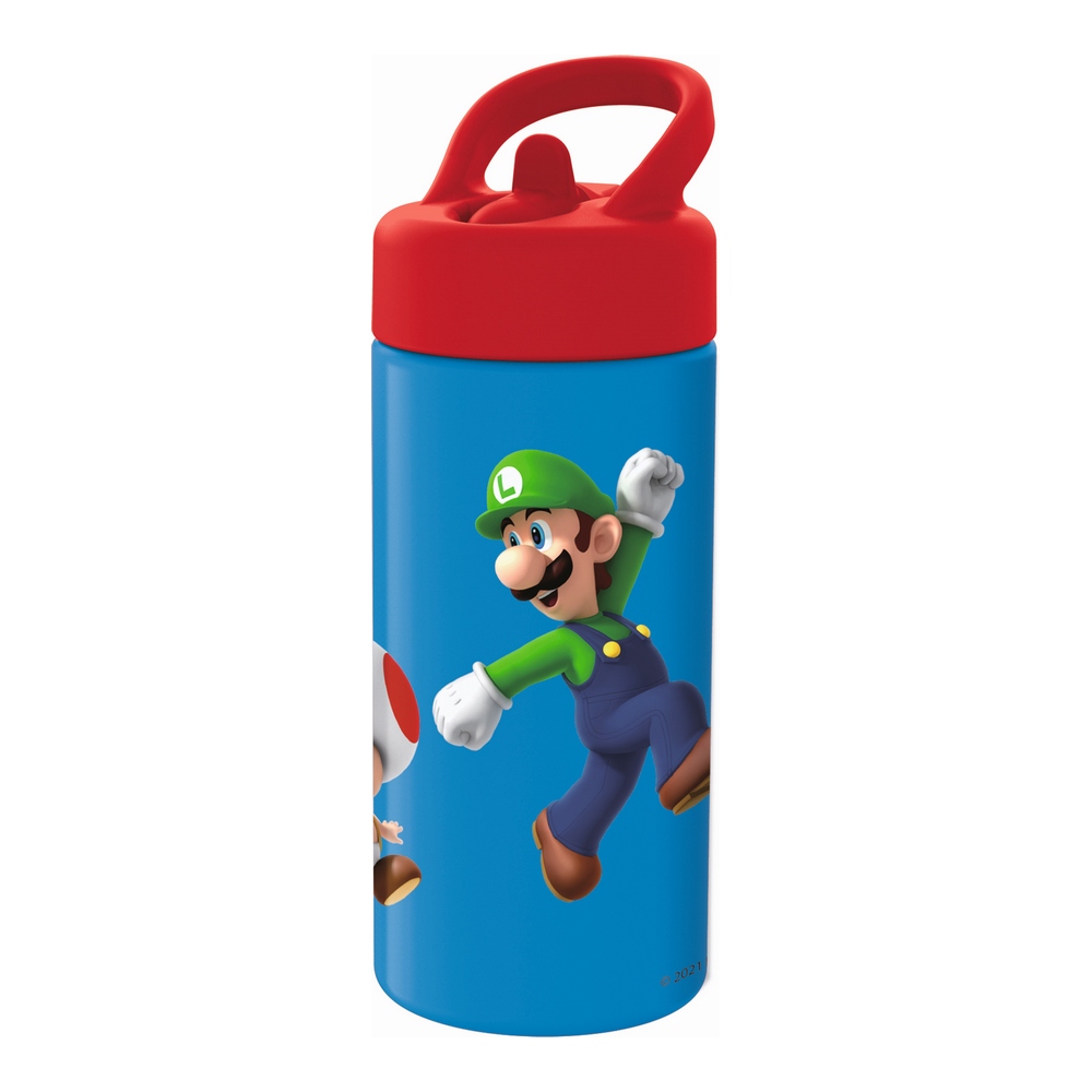 "Water bottle Super Mario Red Blue (410 ml)"_0
