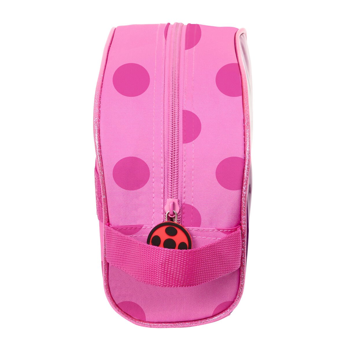 "School Toilet Bag Lady Bug Fuchsia (26 x 16 x 9 cm)"_5