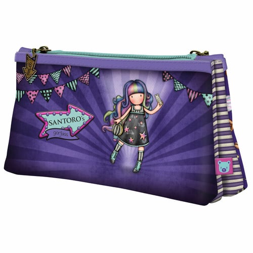 "Zweifaches Mehrzweck-Etui Gorjuss Up and away Lila (21.5 x 11,5 x 5 cm)"_0