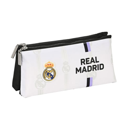 "Skoletoilettaske Real Madrid C.F. Sort Hvid (22 x 10 x 8 cm)"_0