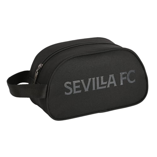 "Skoletoilettaske Sevilla Fútbol Club Teen Sort (26 x 15 x 12 cm)"_0