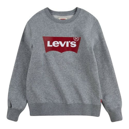 Sweatshirt til Børn Levi's Batwing Crewneck Lysegrå_0