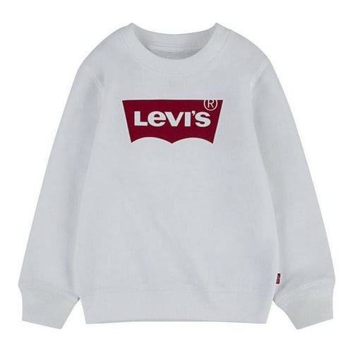 Sweatshirt til Børn Levi's Batwing Crewneck Hvid_0