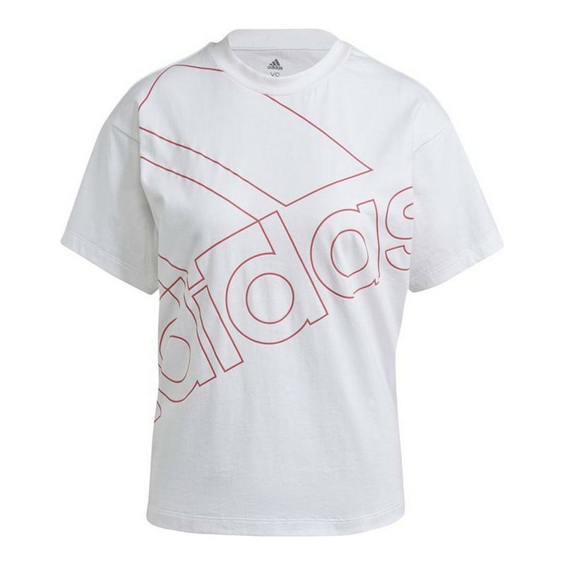 Men’s Short Sleeve T-Shirt Adidas Giant Logo White