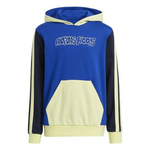 Sweatshirt til Børn Adidas Lil Stripe Jr Blå_0