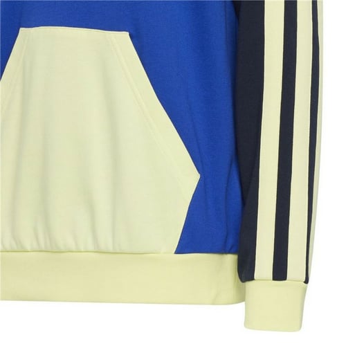 Sweatshirt til Børn Adidas Lil Stripe Jr Blå_9