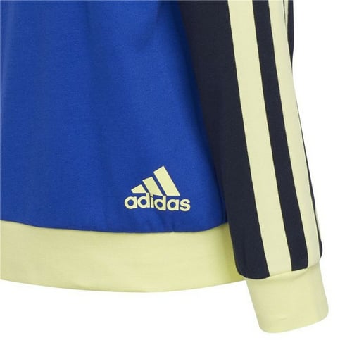 Sweatshirt til Børn Adidas Lil Stripe Jr Blå_14