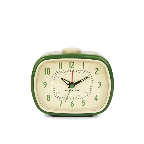 Retro Alarm Clock + Green - picture