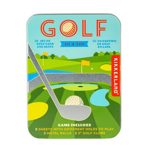 Golf in a tin - picture
